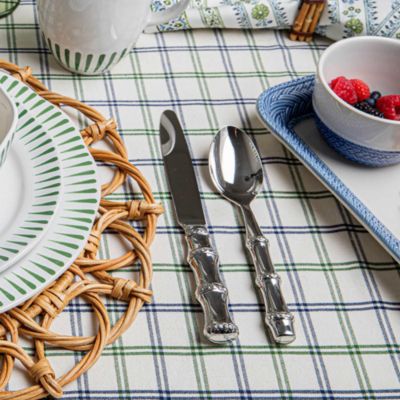 Bamboo 20 Piece Flatware Set, Polished