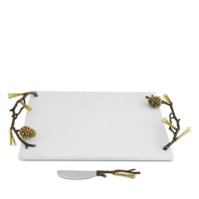 Pine Cone Cheeseboard with Knife