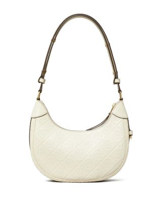 T Monogram Crescent Bag