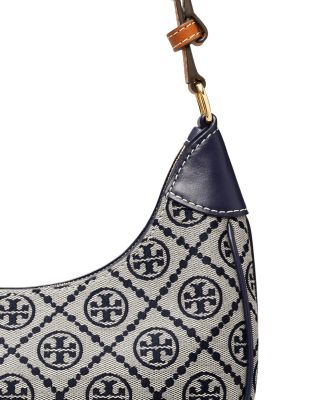 T Monogram Crescent Bag