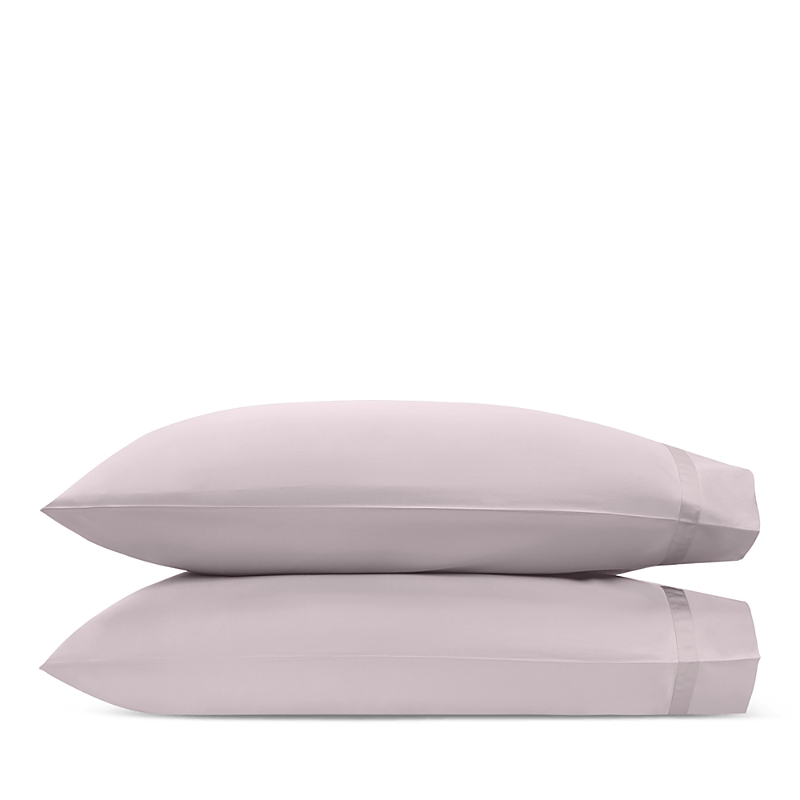 Matouk Nocturne Sateen Standard Pillowcase, Pair In Deep Lilac
