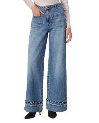 rag & bone - Marina High Rise Wide Leg Jeans in Liliana