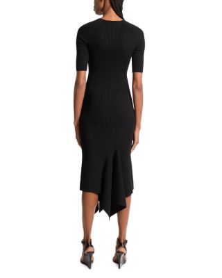 Michael Kors Collection Asymmetric Hem Sweater Dress | Bloomingdale's Women
