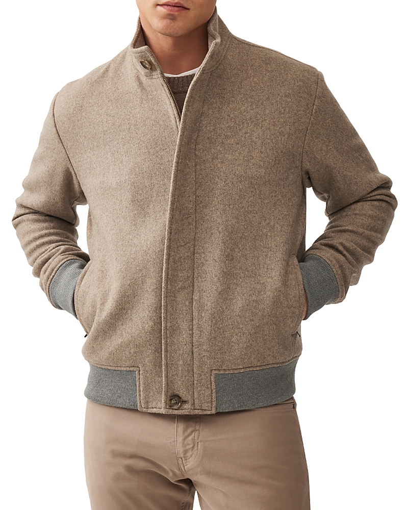 Rodd & Gunn - Lake Taylor Bomber Style Jacket In Fawn 009149-01 In Fawn