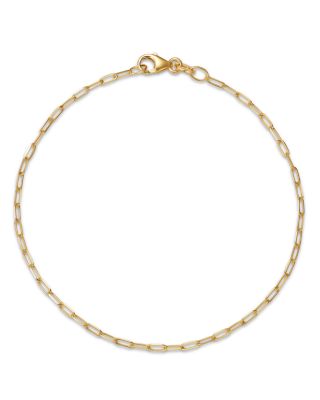 Moon & Meadow 14K Yellow Gold Mini Oval Link Bracelet