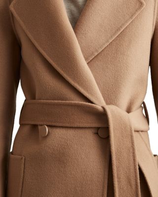 Lucia Wool Blend Double Breasted Blindseam Coat