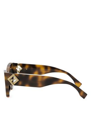 FF Diamond Cat Eye Sunglasses, 52mm