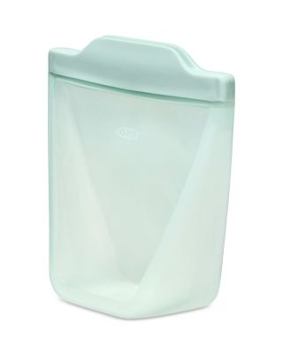 Tot Stand Up Snack Cup Silicone Bags, 2 Pack