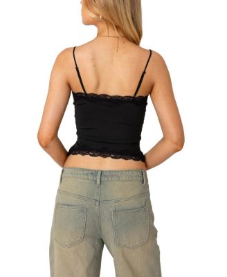 Cruella Lace Trim Tank Top