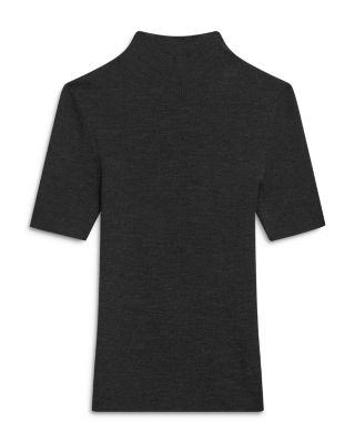 Leenda Short Sleeve Mock Neck Sweater