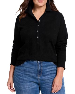 Nic+Zoe Plus Lace Knit Tee
