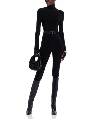 Mock Neck Catsuit