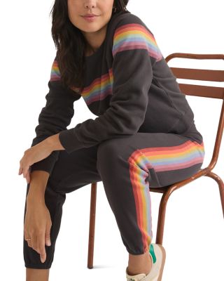 Anytime Rainbow Striped Sweatpants  