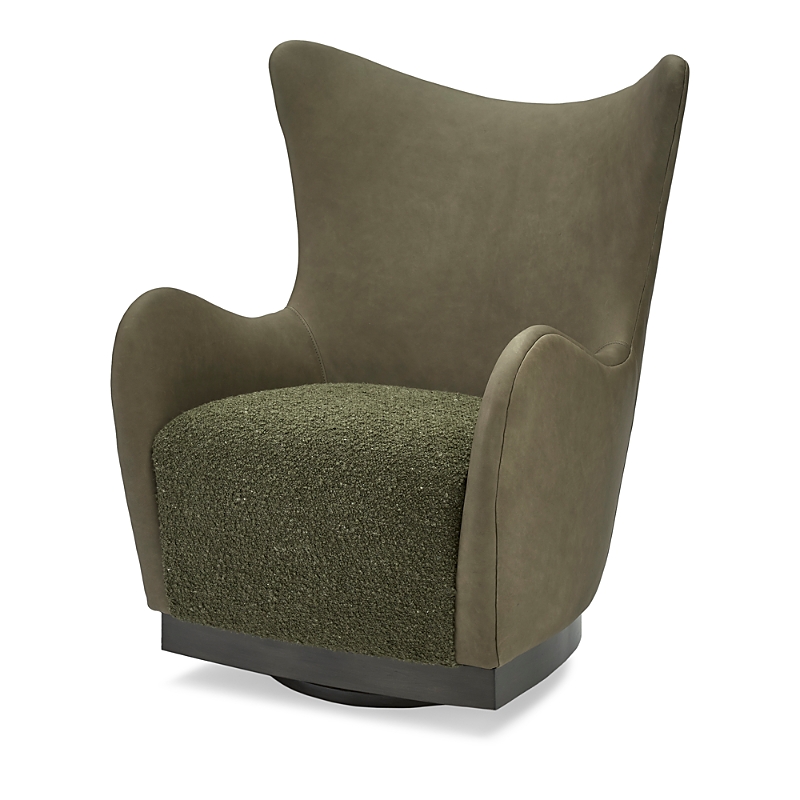 Massoud Denton Swivel Chair In Durango Fern