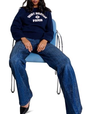 Pantinblustrass High Rise Jeans in Blue