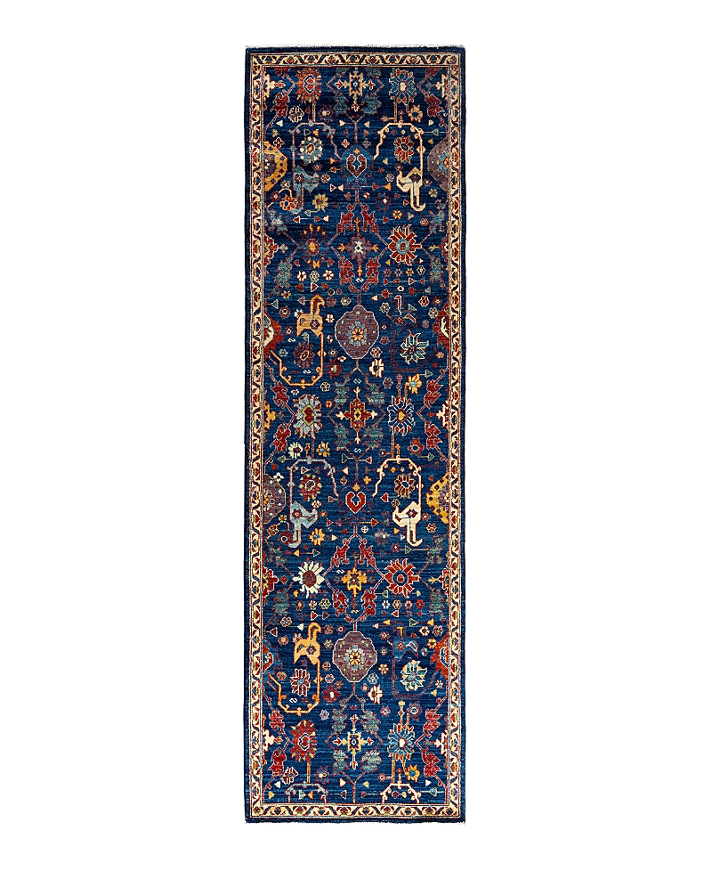 Bloomingdale's Serapi M1993 Runner Area Rug, 2'8 X 9'9 In Navy