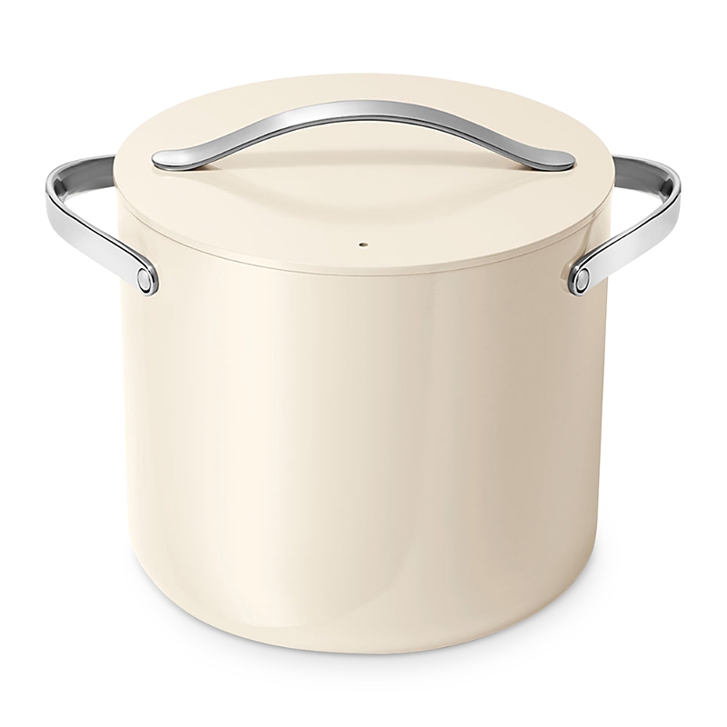 Caraway Cookware Plus Stock Pot With Lid In Cream