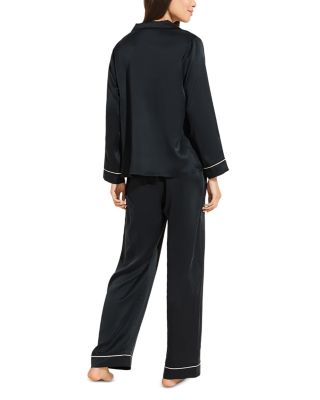 Inez Washable Silk Long Pajama Set
