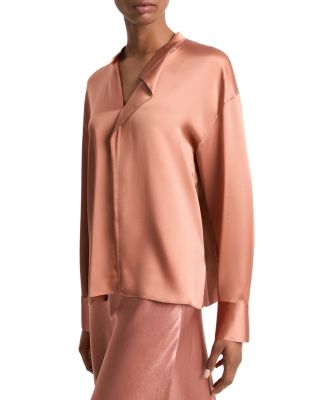 Vince - Silk Draped Blouse