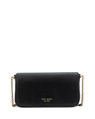 kate spade new york - Devin Saffiano Leather Flap Chain Wallet