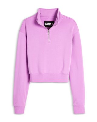 KatieJnyc - Girls' Dylan Quarter Zip Sweatshirt - Big Kid