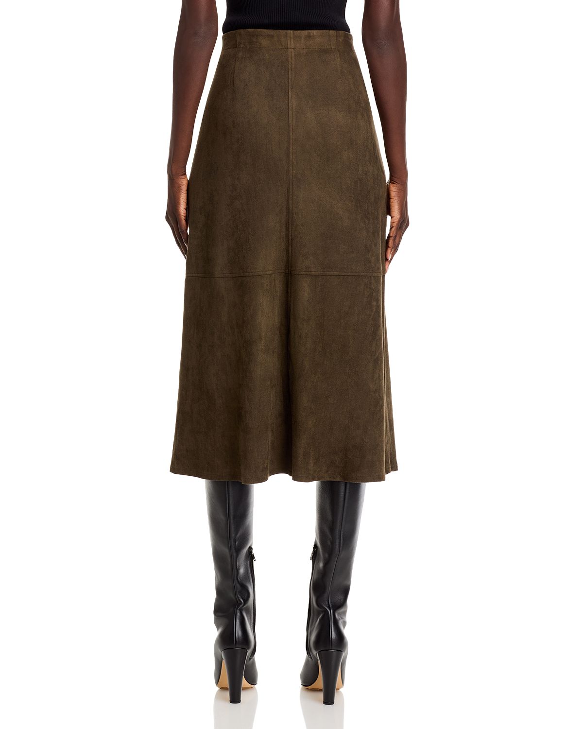 Faux Suede A Line Skirt thumbnail 3