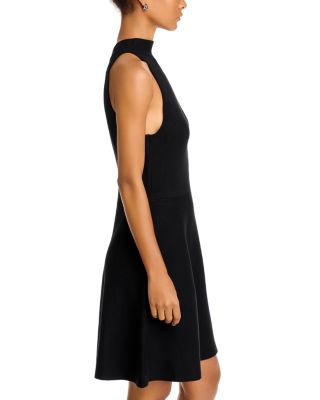 Mock Neck Sleeveless Knit Mini Dress - Exclusive