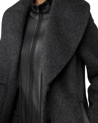 Lolli Single Breasted Shawl Collar Coat