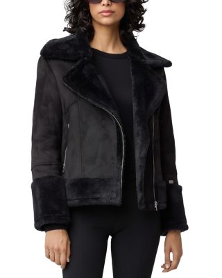 Soia & Kyo - Faux Shearling Biker Jacket