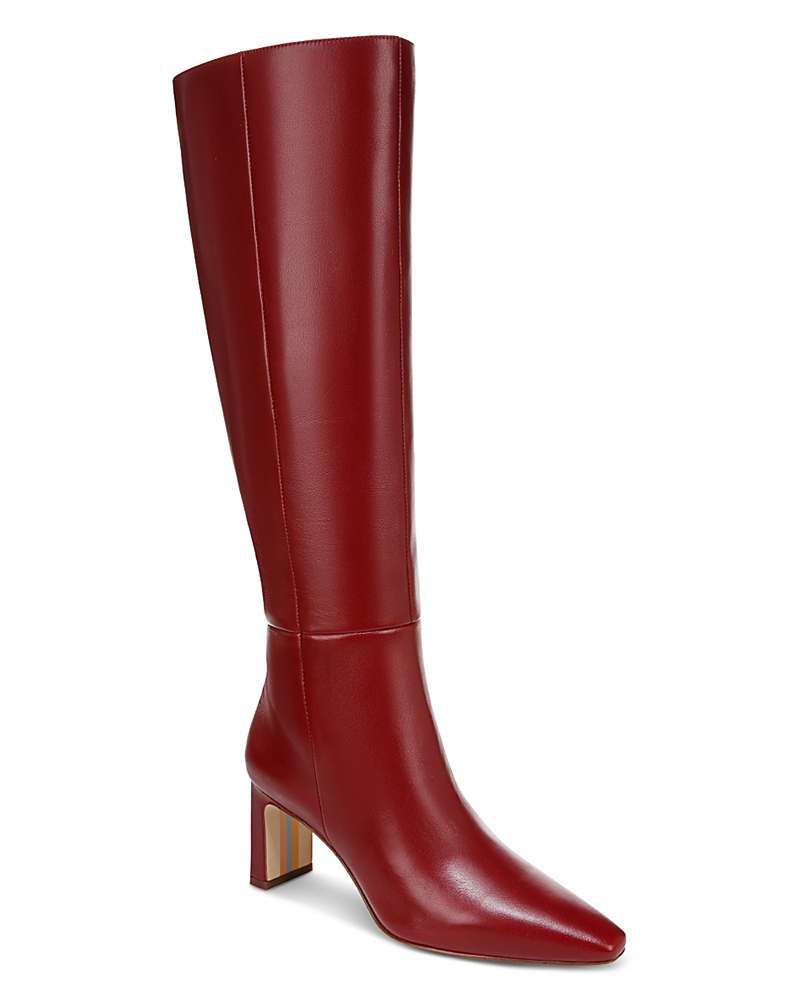 SAM EDELMAN WOMEN'S SYLVIA POINTED TOE MID HEEL TALL BOOTS