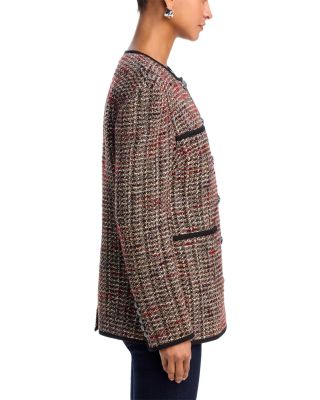 Watkins Dickey Tweed Collarless Jacket