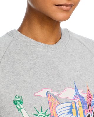 Vintage Graphic Raglan Sweatshirt