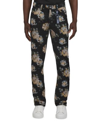 PRPS - Prim Rose Floral Pattern Slim Straight Fit Pants