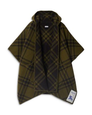 Burberry - Reversible Check Wool Cape