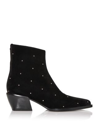 rag & bone Women Rag & Bone Studded Black Leather Boots main image 0