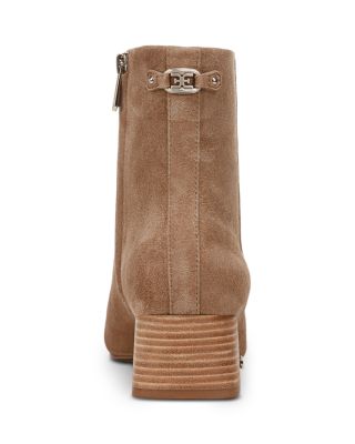 Women's Paige Square Toe Block Heel Ankle Booties