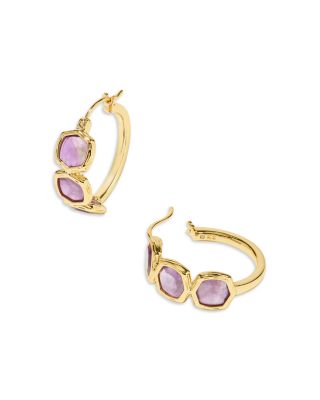 Kendra Scott Maura Gemstone Hoop Earrings