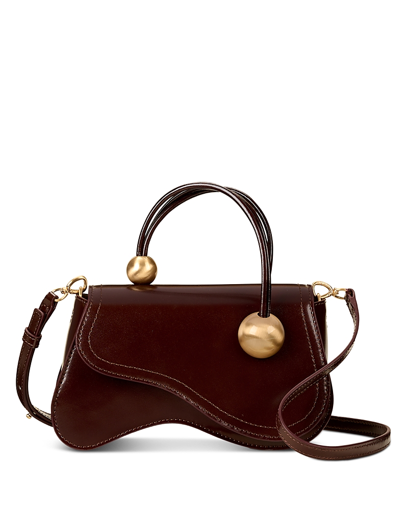 Cult Gaia Kazia Leather Nano Crossbody Bag