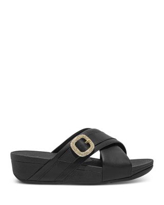 Women&#39;s Lulu Crystal Buckle Sandals