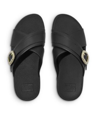 Women&#39;s Lulu Crystal Buckle Sandals