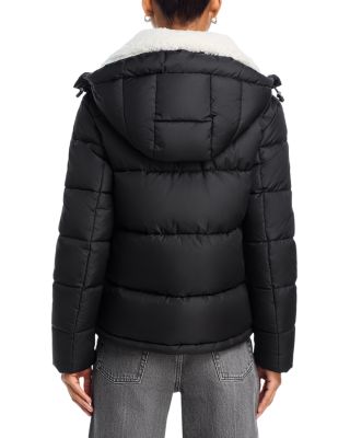 Sherpa Hooded Puffer Jacket - Exclusive