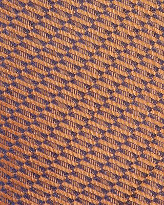 Spiral Striped Silk Skinny Tie