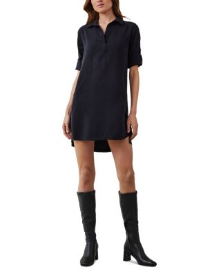 Bella Dahl Roll Sleeve Shirt Dress
