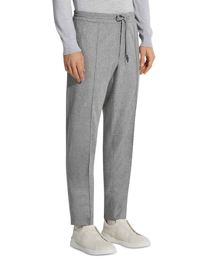 Zegna Men's 15milmil15 Melange Jogger Pants In Grey Mélange