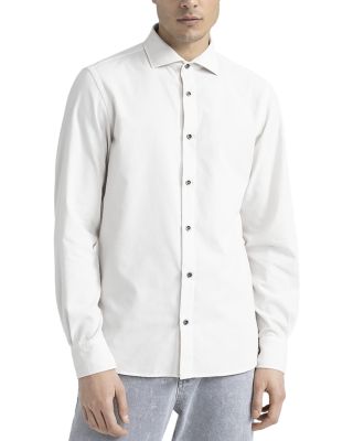 Peserico - Garment Dyed Corduroy Button Front Shirt