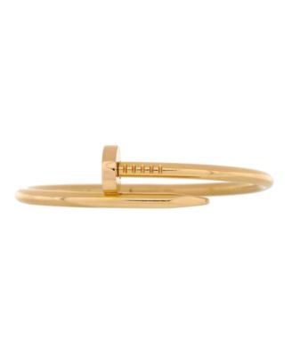 Pre Owned Cartier Classic Juste un Clou Bracelet 18K Rose Gold Bloomingdale s
