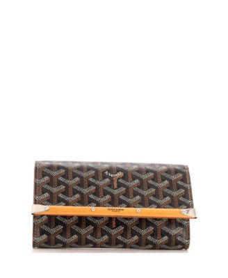Pre-Owned Goyard - Mini Monte Carlo Clutch Coated Canvas