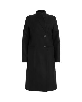 Sidney Wool Cashmere Blend Tailored Coat