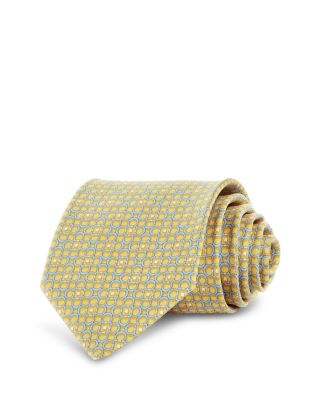 Ferragamo Silk Classic Gancini Floral Tie