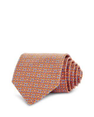 Ferragamo Silk Classic Gancini Floral Tie